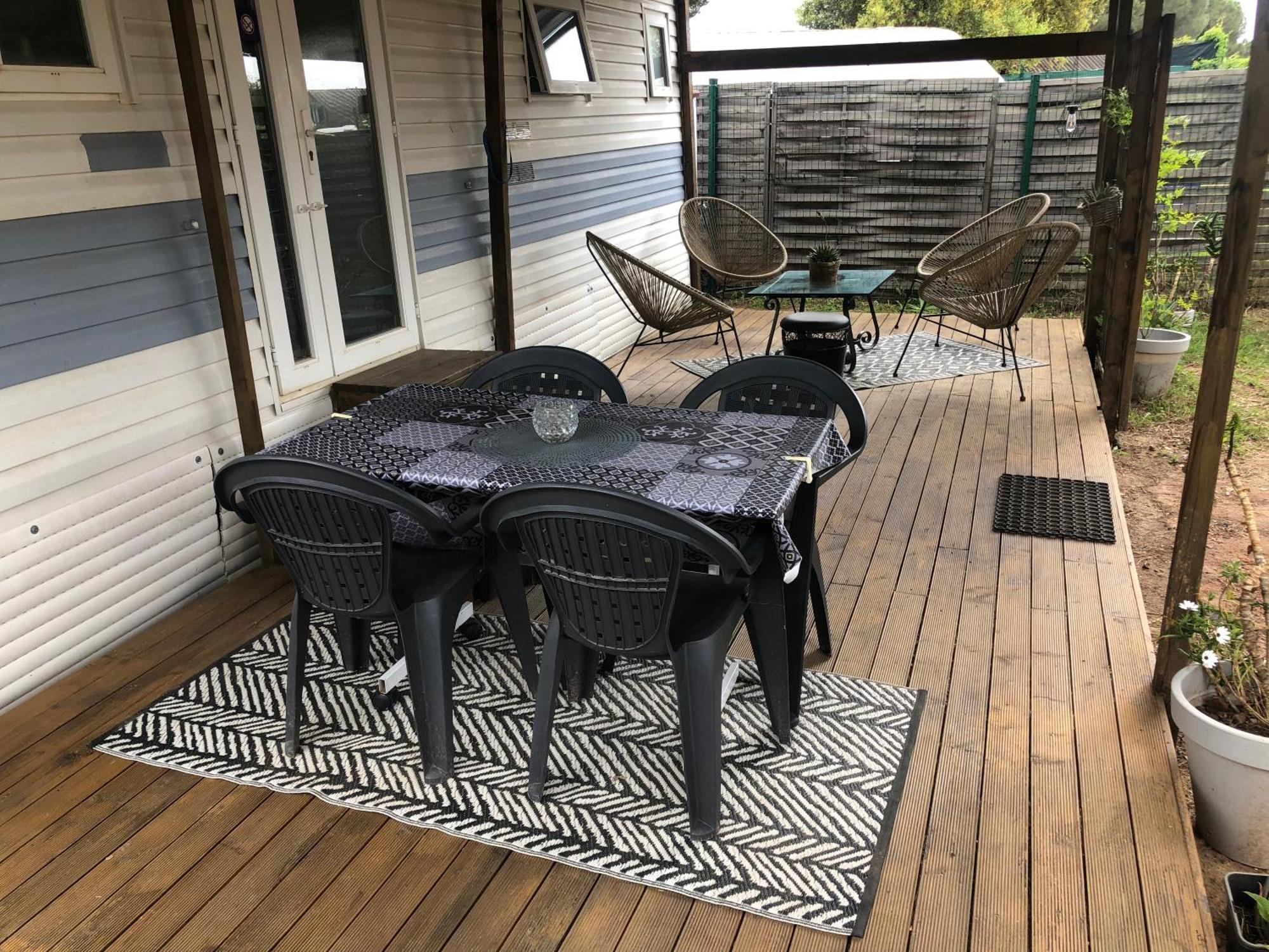 Vacances Mobilhome à Fréjus sur terrain privé Esterno foto